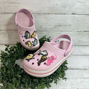 Crocs Crocband Clogs Kids Ballerina Pink Slip-On Round Toe Casual - C11